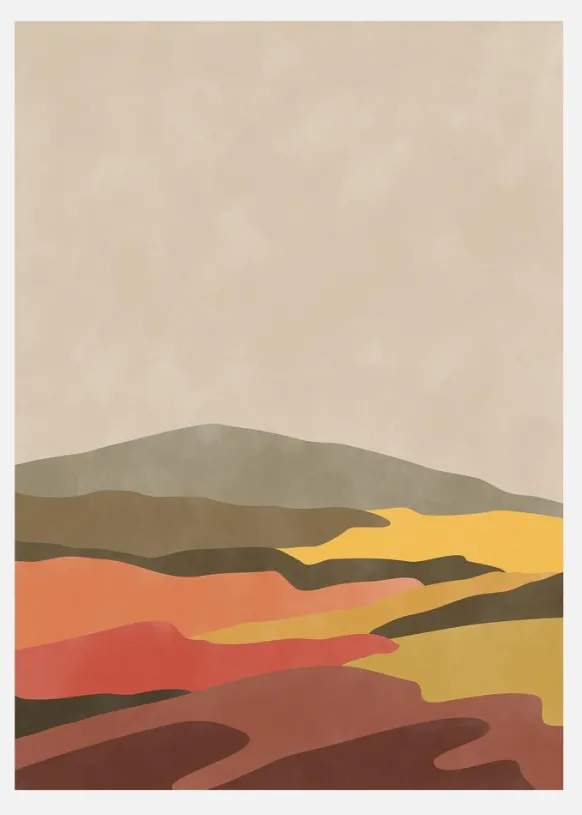 Landscape No.8 Canvastavla (30x40 cm)