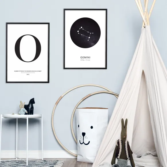 Letter O Poster (21x29.7 cm (A4))