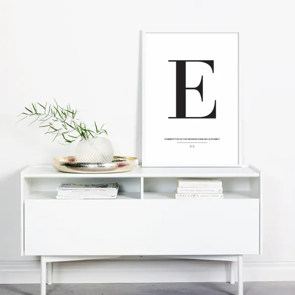 Letter O Poster (21x29.7 cm (A4))