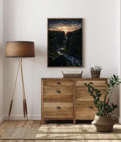 Light Canyon. Poster (21x29.7 cm (A4))