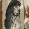 Long Hair Lady Poster (21x29.7 cm (A4))