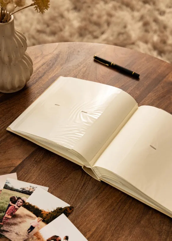 Memories Linen Album Beige - 200 bilder i 10x15 cm