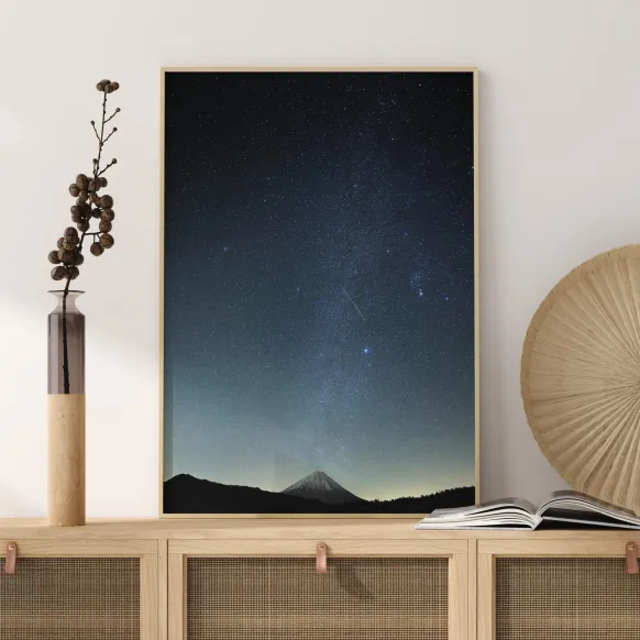 Meteor Night Poster (21x29.7 cm (A4))