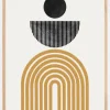Midcentury Composition Poster (21x29.7 cm (A4))