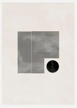 Minimalist Square Canvastavla (30x40 cm)