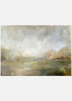 Misty Morning Vista Canvastavla (30x40 cm)
