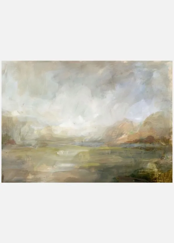 Misty Morning Vista Canvastavla (30x40 cm)