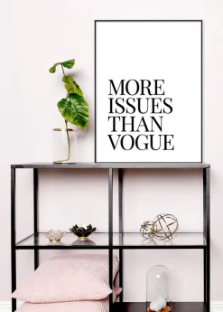 More Issues Than Vogue Poster (21x29.7 cm (A4))