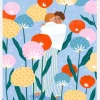 Mother And Child Amongst Flowers Canvastavla (30x40 cm)