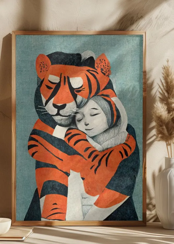 My Tiger And Me Poster (21x29.7 cm (A4))