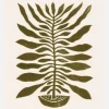 Ne Hundred-leaved Plant #22 / Lino Print Canvastavla (30x40 cm)
