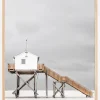On the beach Poster (21x29.7 cm (A4))