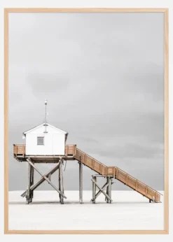 On the beach Poster (21x29.7 cm (A4))