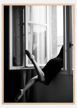 Out thw window Poster (21x29.7 cm (A4))