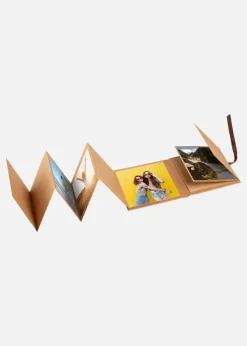 PAC Leporello Brun - 2 x 13 Bilder i 10x10 cm
