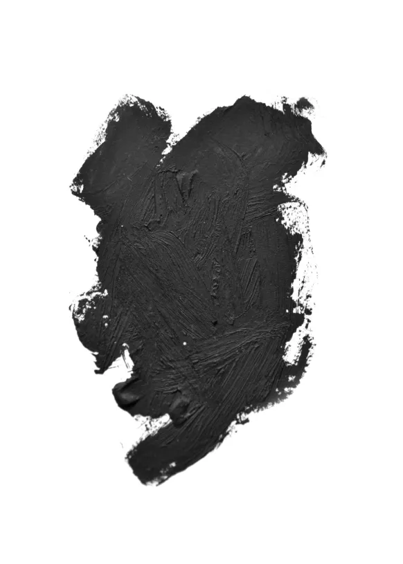 Paintbrush Black Poster (21x29.7 cm (A4))