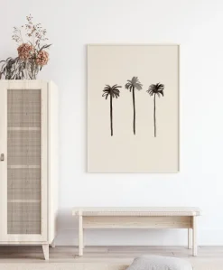 Palm Trees Ink Poster (21x29.7 cm (A4))