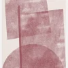 Paper Red Collage No.4 Canvastavla (30x40 cm)