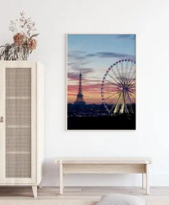 Paris Wheel Poster (21x29.7 cm (A4))