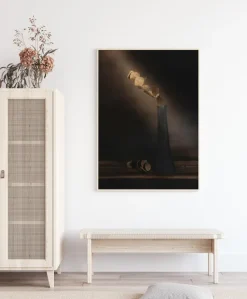 Partially Lighted Poster (21x29.7 cm (A4))