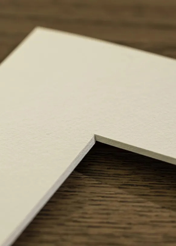 Passepartout Canson Vit (Vit kärna) 20x40 cm (9x29)