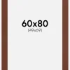 Passepartout Root Beer (Vit kärna) 60x80 cm (49x69)