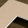 Passepartout Sandpaper Måttbeställd (Vit Kärna)