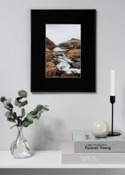 Passepartout XL Svart (Vit kärna) 50x60 cm (28,7x41 - A3)