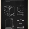 Patent Print - First Macintosh - Black Poster (21x29.7 cm (A4))