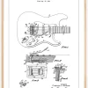 Patent Print - Tremolo Device - White Poster (21x29.7 cm (A4))