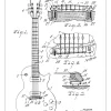 Patentritning - Elgitarr I Poster (21x29.7 cm (A4))