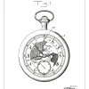 Patentritning - Fickur - Vit Poster (21x29.7 cm (A4))