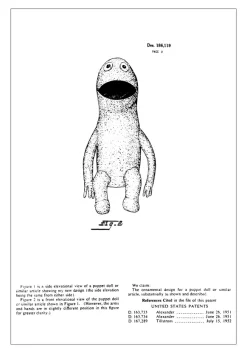 Patentritning - Mupparna - Kermit II Poster (21x29.7 cm (A4))