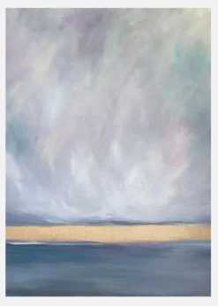 Peaceful Golden Horizon Canvastavla (30x40 cm)