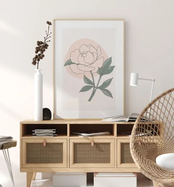 PEONY Poster (21x29.7 cm (A4))