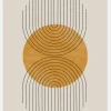 Perfect Point Yellow Canvastavla (30x40 cm)