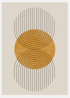 Perfect Point Yellow Canvastavla (30x40 cm)