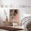 Pink pastell palm Poster (21x29.7 cm (A4))