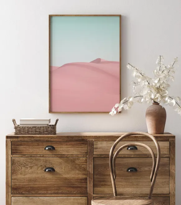 Pink Sand Poster (21x29.7 cm (A4))