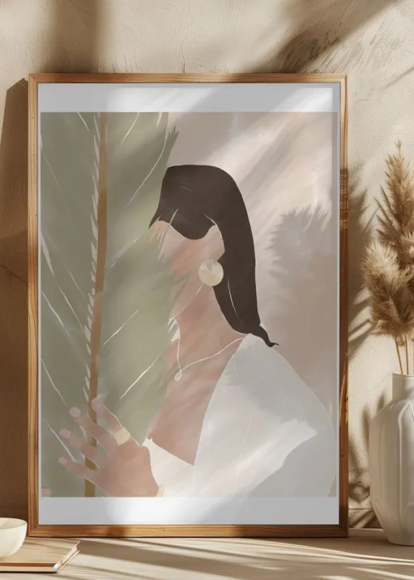 Plant Girl Poster (21x29.7 cm (A4))