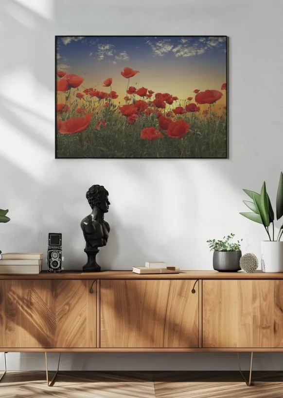 Poppies Poster (21x29.7 cm (A4))