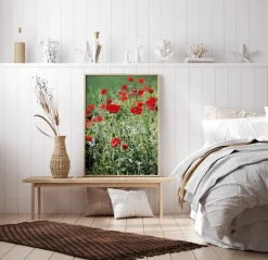 Poppy Fields Poster (21x29.7 cm (A4))