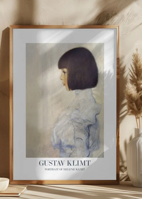 Portrait of Helene Klimt (1898) Poster (21x29.7 cm (A4))