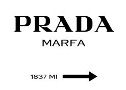 Prada Black Poster (21x29.7 cm (A4))