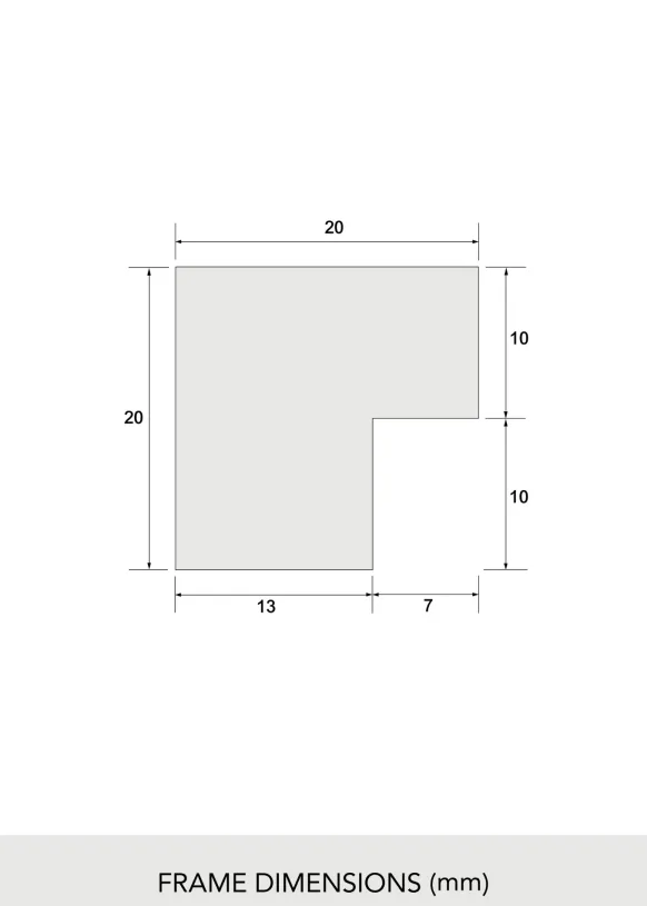 Premium By Bga Glas Svart 42x59,4 cm (A2)