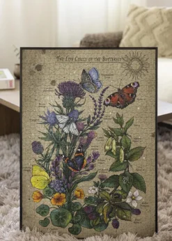 Pusselram Svart 48x68,5 cm