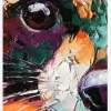 Raccoon Painting Canvastavla (30x40 cm)
