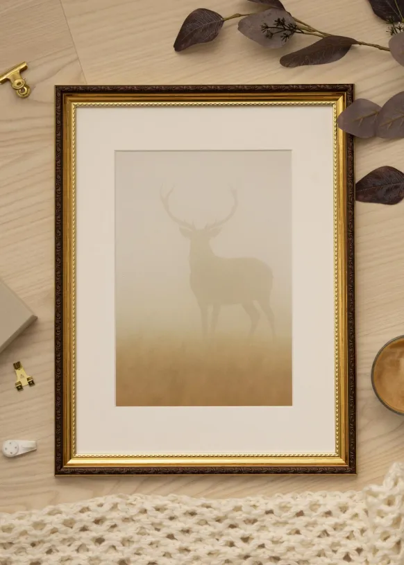 Ram Abisko Guld 24x30 cm