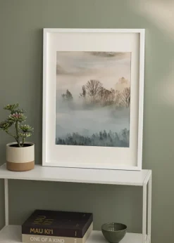 Ram Amanda Box Glas Vit 60x60 cm