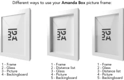 Ram Amanda Box Vit 90x90 cm